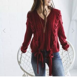 irini Cable Knit Sweater